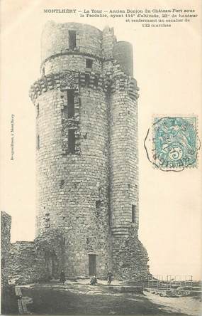 CPA FRANCE 91 "Montlhéry, la Tour, ancien donjon"