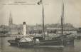  / CPA FRANCE 35 "Saint Malo, port et grande porte" / BATEAU