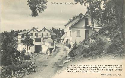  / CPA FRANCE 06 "Peira Cava, entrée du village"