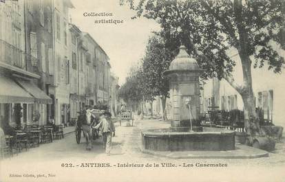  / CPA FRANCE 06 "Antibes, intérieur de la ville, les casemates"