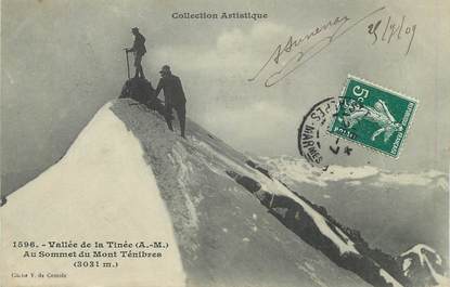  / CPA FRANCE 06 "Vallée de la Tinée au sommet du mont Ténibres"