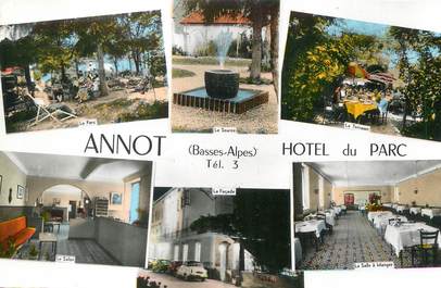  / CPSM FRANCE 04 "Annot, hôtel du Parc"