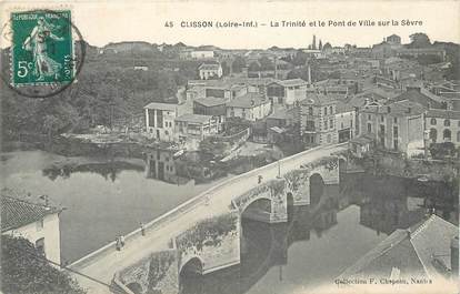 CPA FRANCE 44 "Clisson, La Trinité et le pont de ville"