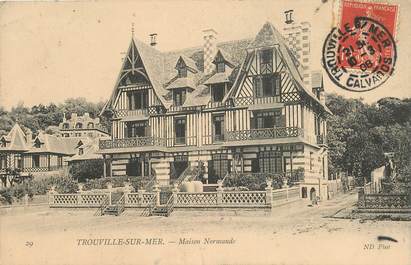 CPA FRANCE 14 "Trouville, maison normande"