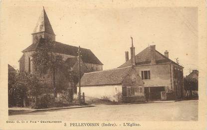 / CPA FRANCE 36 "Pellevoisin, l'église"