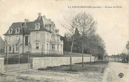 / CPA FRANCE 72 "La Ferté Bernard, av de Paris"