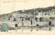 14 Calvado CPA FRANCE 14 "Trouville sur Mer, Plage et Hôtel des Roches Noires"