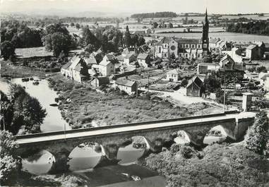 / CPSM FRANCE 71 "Etang sur Arroux, le pont et l'église"