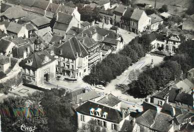 / CPSM FRANCE 71 "Givry, vue sur la place de la poste"