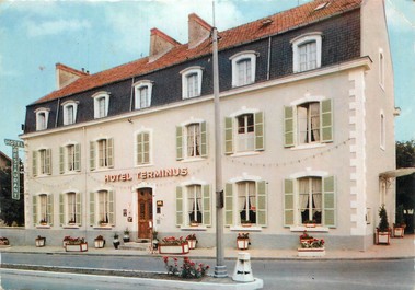 / CPSM FRANCE 71 "Paray le Monial, hôtel Terminus"