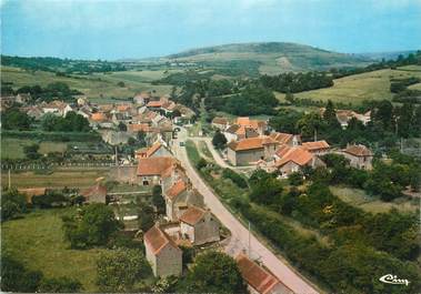 / CPSM FRANCE 71 "Saint Servin du Plain, Mazenay, vue aérienne sur le centre"