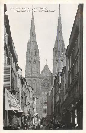 CPA FRANCE 63 "Clermont Ferrand, façade de la cathédrale" / Ed. ETOILE