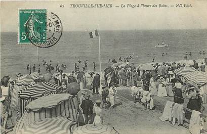 CPA FRANCE 14 "Trouville sur Mer, la plage "