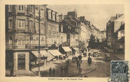 / CPA FRANCE 61 "Flers, la grande rue"