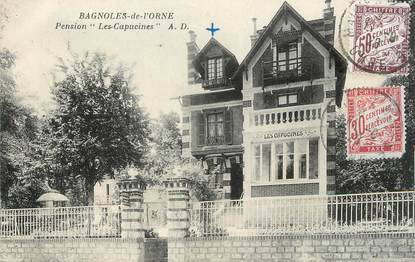 / CPA FRANCE 61 "Bagnoles de l'Orne, pension les Capucines"