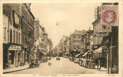 / CPA FRANCE 61 "Alençon, rue Saint Blaise"