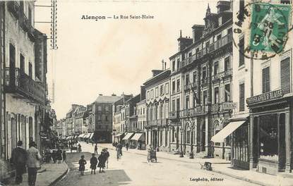 / CPA FRANCE 61 "Alençon, la rue Saint Blaise"
