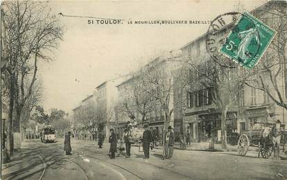 CPA FRANCE 83 "Toulon, Le Mourillon, Bld Bazeilles"