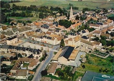 / CPSM FRANCE 14 "Troarn, vue aérienne"