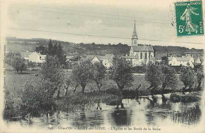 / CPA FRANCE 21 "Aisey sur Seine, l'église et les bords de Seine"