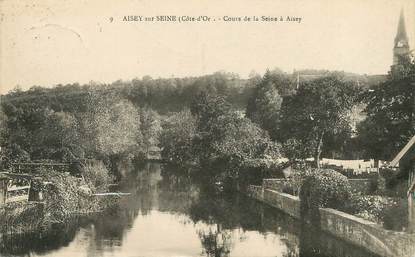 / CPA FRANCE 21 "Aisey sur Seine, cours de la Seine à Aisey"