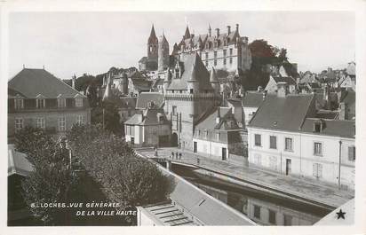 CPA FRANCE 37 "Loches, vue générale de la Ville Haute" / Ed. ETOILE 