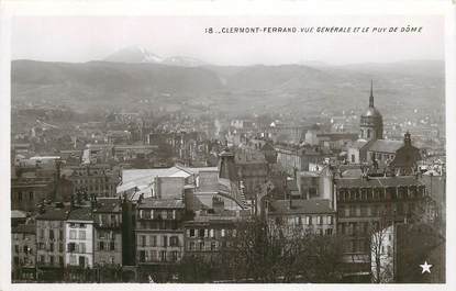 CPA FRANCE 63 "Clermont Ferrand, vue générale et le Puy de Dôme" / Ed. ETOILE 