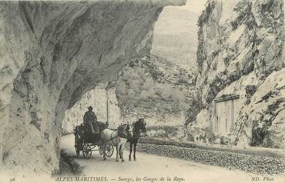 / CPA FRANCE 06 "Saorge, les gorges de la Roya"