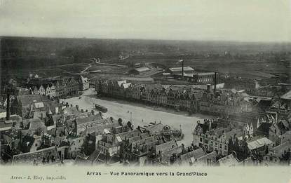 / CPA FRANCE 62 "Arras, vue panoramique vers la Grand'Place"