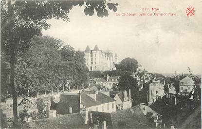 / CPA FRANCE 64 "Pau, le château pris du grand Parc"