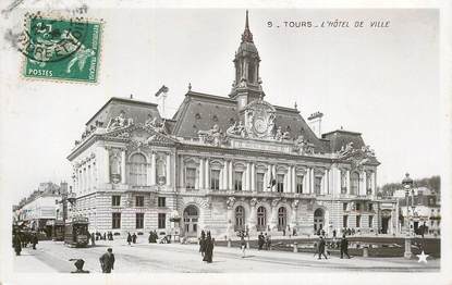 CPA FRANCE 37 "Tours, Hotel de ville" / Ed. ETOILE 