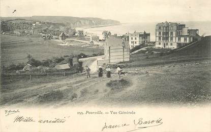 CPA FRANCE 76 "Pourville, la vue générale"