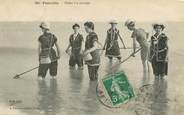 76 Seine Maritime CPA FRANCE 76 "Pourville, la pêche à la crevette"
