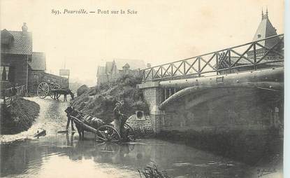 CPA FRANCE 76 "Pourville, Pont sur la Scie"