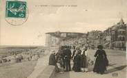 80 Somme / CPA FRANCE 80 "Mers, l'esplanade et la plage"