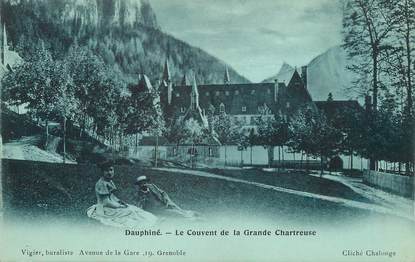 / CPA FRANCE 38 "Le Couvente de la grande Chartreuse"