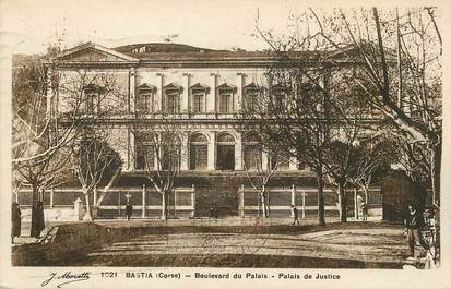 / CPA FRANCE 20 "Bastia, boulevard du Palais, palais de Justice"