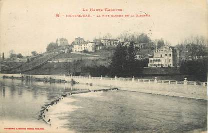 / CPA FRANCE 31 "Montréjeau, la rive gauche de la Garonne"
