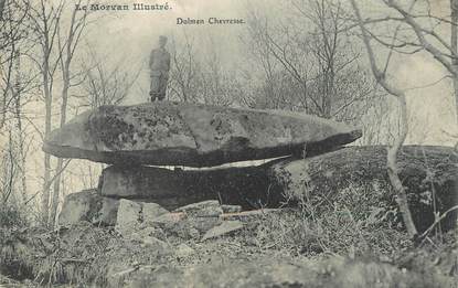 / CPA FRANCE 58 "Dolmen Chevresse"