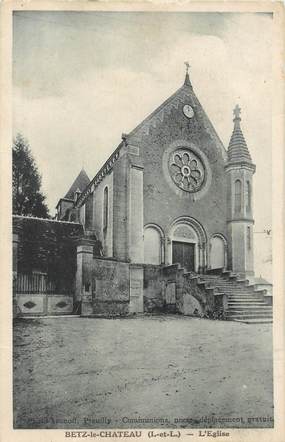 / CPA FRANCE 37 "Betz le Chateau, l"église"