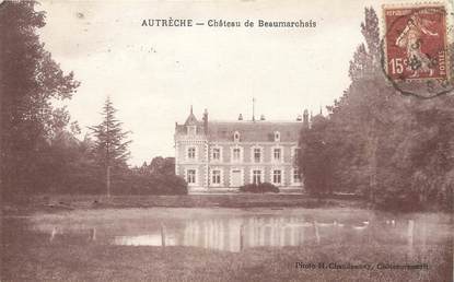 / CPA FRANCE 37 "Autrèche, château de Beaumarchais"