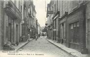 37 Indre Et Loire CPA FRANCE 37 "Chinon, rue J J Rousseau"