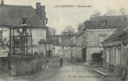 / CPA FRANCE 37 "Les Hermites, grande rue"