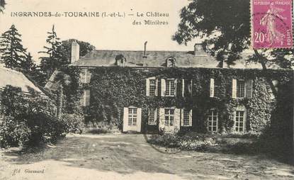 / CPA FRANCE 37 "Ingrandes de Touraine, le château des minières"