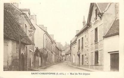/ CPA FRANCE 37 "Saint Christophe, rue du Val Joyeux"