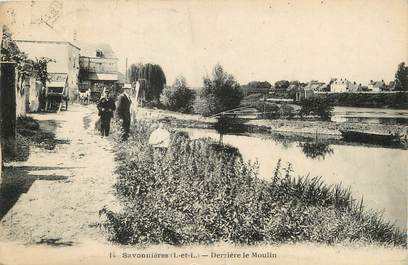 / CPA FRANCE 37 "Savonnières, derrière le moulin"