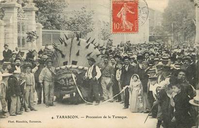 CPA FRANCE 13 "Tarascon, procession de la Tarasque"