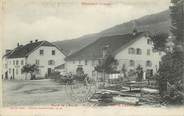 88 Vosge CPA FRANCE 88 " Ventron, place de l'Eglise, Hotel Martin et café de l'espérance"