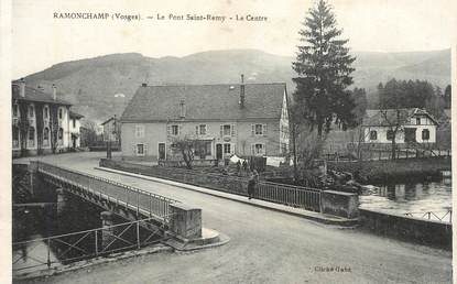 CPA FRANCE 88 " Ramonchamp, le Pont Saint Rémy, le centre"