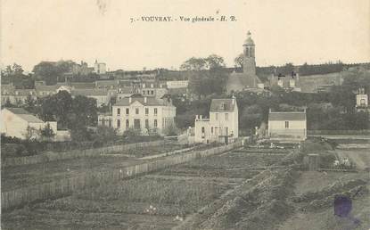 / CPA FRANCE 37 "Vouvray, vue générale"